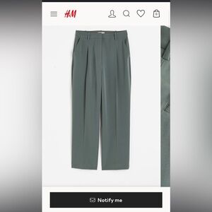 H&M High-waist Dress Pants